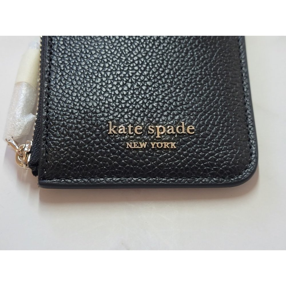 Kate Spade Roulette Zip Cardholder BLACK - Picture 6 of 8